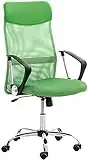 CLP Silla De Oficina Washington Tapizada En Red I Silla De Ordenador Ergonómica & con Ruedas I Silla De Escritorio Moderna I Color:, Color:Verde Claro