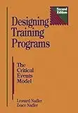 Designing Training Programs: The Critical Events Model (Building Blocks of Human Potential)