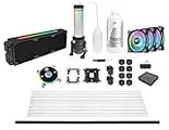 Thermaltake Pacific CL360 Max D5c Res/Pump 16.8 Million Color RGB (Alexa, Razer Chroma) Software Enabled Copper Radiator PETG Hard Tube Water Cooling Kit CL-W259-CU00SW-A