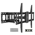 Full Motion TV Wall Mount for Most 37"-86" Flat Screen TV, Swivel or Tilt TV Wall Bracket with Dual Articulating Arms, for 12"-16" Wood Studs, Max VESA 600x400mm, Load 132 lbs by USX MOUNT