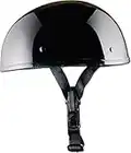 CRAZY AL'S WORLDS SMALLEST DOT HELMET IN GLOSS BLACK WITH OUT VISOR SIZE LARGE