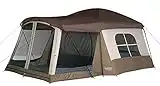 Wenzel 36424 Klondike 16-by-11-foot Eight-Person Family Cabin Dome Tent (Light Grey/Taupe/Red)