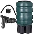 250L Water Butt XL with Stand & Tap Garden Waterbutt Barrel Rain Water Collector