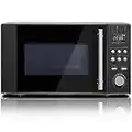 SMETA Combination Microwave Oven 800W, Convection Oven and Grill Microwave 20L,Countertop Microwave,Grill Power 1200W, Convection Oven 2200W, 9 Auto Cooking Menus, 11 Power Level