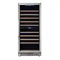 EdgeStar 101 Bottle 24" Built-In Dual Zone Wine Cooler