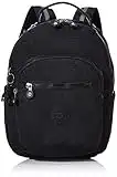 Kipling SEOUL S, Kleiner Rucksack mit Laptop-Schutz 13 Zoll, 35 cm, 14 L, 0.50 kg, Black Noir