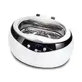 GFFG Ultraschallreiniger Ultraschallreinigungsgerät brillenreinigungsgerät 600ml Ultraschallgerät für Brille Schmuck Uhren Zahnprothesen Ringe Ulrtaschallbad-40,000Hz 35W Timing ultrasonic cleaner