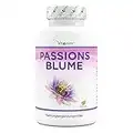 Passionsblume Extrakt - 240 Kapseln - Premium: 1100 mg Extrakt 10:1 (entspricht 11000 mg Passionsblume) pro Tagesportion - Extra Hochdosiert - Ohne unerwünschte Zusätze - Vegan - Laborgeprüft