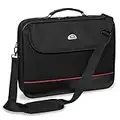 PEDEA Laptoptasche "Trendline" Notebook-Tasche bis 17,3 Zoll (43,9 cm) Umhängetasche mit Schultergurt, Schwarz