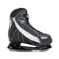 SOFTMAX - Insulated Ice Skates for Men - Soft, Comfortable and Breathable Boots for Ice Skating (Black, Size 10)