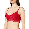 Iris & Lilly Brassière in Pizzo Donna, Rosso, 46