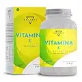 VITAMINA E - 360 COMPRESSE (6 Mesi di Fornitura) | Vitamina E Capsule | Vitamina E Pura | Vitamina E Naturale | Antiossidante e Anti-Invecchiamento | Senza Glutine, OGM e Lattosio | Made in Italy