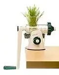 ORIGINAL Healthy Juicer - Wheatgrass & Leafy Green Manual Juicer | Easy-to-Clean Cold Press Juicer | Original Since 2004 - Masticating Technology