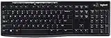 Logitech K270 Clavier Sans Fil pour Windows, 2.4 GHz Sans Fil, Taille Standard, Pavé Numérique, 8 Touches Multimédia, Pile Durée 2 ans, PC, Ordinateur Portable, Clavier Français AZERTY - Noir