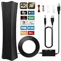 TV Antenna - 4K HDTV TV Antenna Indoor with Signal Booster TV Antenna for Smart TV and All Older TV's