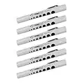 Primacare DL-9223 Pack of 6 Disposable Diagnostic Penlight with Imprinted Pupil Gauge, Lightweight and Moulded Plastic Body Medical Pen Light for Nurse, Student, Doctors EMT, White