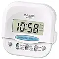 Casio White Digital Quartz Alarm Clock PQ-30B-7EF