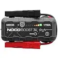 NOCO Boost X GBX55 12V UltraSafe Portable Lithium Car Jump Starter, Heavy-Duty Battery Booster Power Pack, Powerbank Charger and Jump Leads, Gray, 7.5L Petrol and 5.0L Diesel Engines , 1750A