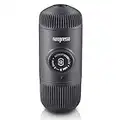 WACACO Nanopresso Macchina Caffe Portatile, Mini Espresso Portatile Senza Custodia Protettiva, Versione di Aggiornamento Per Minipresso, Operazione Manuale, Macchina da Caffe per Viaggi, Grigio