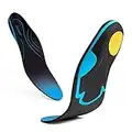 3ANGNI Arch Support Sports Insoles for Plantar Fasciitis, Flat Feet, Heel Pain, Foot Pain, Orthotic Insoles for Men Women,Shock Absorption Running Insoles Cushion Comfort Standing All Day