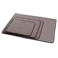 Poseca Tapis de Refroidissement pour Chiens, Tapis de Refroidissement pour Chien de Compagnie de rafraîchissement de la Soie de Glace Cool Tapis de Gros Chiens de Refroidissement Mat