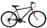 Arden Trail 26" Wheel Mens Adults Mountain Bike 21 Speed 19" Frame Black Red