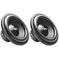 (2) Skar Audio SDR-12 D4 12" 1200W Max Power Dual 4 Ohm Car Subwoofers, Pair of 2