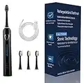 CallySonic Premium Electric Toothbrush, True 48,000VPM Sonic Toothbrushes + 4 Replacement Brush Heads,One Charge for 120 Days - H31, Black (3-Year Exchange)