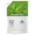 Aloe Vera Gel Puro 100%. Fresh Gel Canarias Aloe Vera Fresca Doposole Viso Per Acne Capelli Cavalli Puro Biologico Ricarica 1000 g