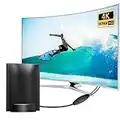 Indoor TV Aerial, Amplified HD Digital TV Aerial Long Range Reception, Indoor TV Aerials with Strong Signal UK - Support 4K HD Local Channels Smart TV Freeview