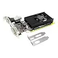 QTHREE GeForce GT 210 Scheda Video, 1GB DDR3 64-bit, HDMI DVI VGA, Low Profile, Scheda Grafica per PC, PCI Express x16, DirectX 10