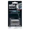 Braun Series 5 52S Shavers Replacement Foil and Trimmer Head Cassette with Ultra-Active-Lift Middle Trimmer and CrossHair Designed Foil, Silver