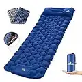 TENTRA Ultralight Self Inflating Camping Mat – Extra Thick Waterproof Sleeping Mat For Outdoor Hiking, Backpacking - Camping Air Bed - Camping Mattress With Built In Foot Pump