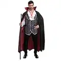 Spooktacular Creations Renaissance Mittelalterliche Vampir Deluxe Halloween Kostüm für Herren Rollenspiel Sins Cosplay, Small