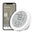 Qingping Homekit Siri - Termoigrometro Bluetooth Versione T CGG1T, Termometro Portatile Igrometro da Interno ad Alta Precisione, Misuratore Di Temperatura e Umidità Monitor Del Clima