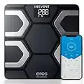 INEVIFIT EROS Bluetooth Body Fat Scale Smart BMI Highly Accurate Digital Bathroom Body Composition Analyzer with Wireless Smartphone APP 400 lbs 11.8 x 11.8 inch