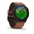 Garmin Fenix 6X Saphir Smartwatch Schwarz/Braun 010-02157-14