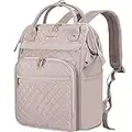 EMPSIGN Zaino Donna Porta PC 17 Pollici, Laptop Zaino Multitasche Universita con Caricatore USB, Zaino per Computer per Viaggi/Affari/Scuola/Ufficio, Rosa