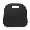 Skyoo 2 Pack Memory Foam Seat Cushion Sporting Event Seat Pad with Carry Handle for Boat Stadiums Bleachers Chairs Seat (Black)