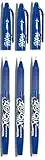 Pilot Blue Frixion Rollerball Erasable Pens Pen 0.7mm Nib Tip 0.35mm Line BL-FR7 (Pack Of 3)