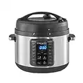 Crock-Pot Large 10 Quart Express Crock Multi-Cooker Programmable Pressure Cooker, Slow Cooker and Food Warmer, Stainless Steel (2097588)