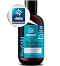 Shampooing pour psoriasis avec acide salicylique - Acide fulvique naturel provenant de la boue de tourbe avec de l'huile d'argan pour les démangeaisons. 250ml