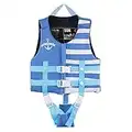 Boglia Toddler Swim Vest Kids Toddlers Floaties for Unisex Boys Girls Floation Swimsuit with Adjustable Safety Strap Age 1-9 Years/30-50Lbs