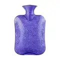 Borsa Acqua Calda 2L, JunD Borsa Dell Acqua Calda, Boule Acqua Calda Classica in Gomma, Bottiglia Acqua Calda, Bottiglia Di Acqua Calda per Rapido Sollievo dal Dolore e Comfort