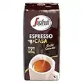 Segafredo Zanetti Espresso Casa - Ganze Bohne 1 kg Packung) - Geeignet für alle italienischen Kaffeespezialitäten - Mittlere Röstung, voller Geschmack mit Schokoladennoten