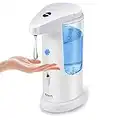 OBOR Soap Dispenser, Automatic Soap Dispenser 370 ml Touchless,Soap Dispenser Auto Hand Free with Smart Infrared Sensor for Home Bathroom School Office Hotel, Transparent/Green (B09BJNHVQW)