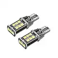 BOGAO 2 pcs T15 W16W 921/912 CANBUS Error Free LED Reverse Light Parking Light Backup Light Bulb Lamp Super Bright White