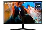 Samsung U32J590UQR - UJ59 Series - LED monitor - 32" (31.5" viewable) - 3840 x 2160 4K @ 60 Hz - VA - 270 cd/m² - 3000:1 - 4 ms - 2xHDMI, DisplayPort - dark grey/blue