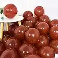 Brown Balloons 30 PCS 10 Inch Brown Balloons Latex Balloons for Birthday Kids Party Decorations Brown Balloons with Ribbon PABBEU