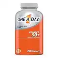 One A Day Women’s 50+ Multivitamins Tablet, Multivitamin for Women with Vitamin A, C, D, E and Zinc for Immune Health Support*, Calcium & more, 200 Count